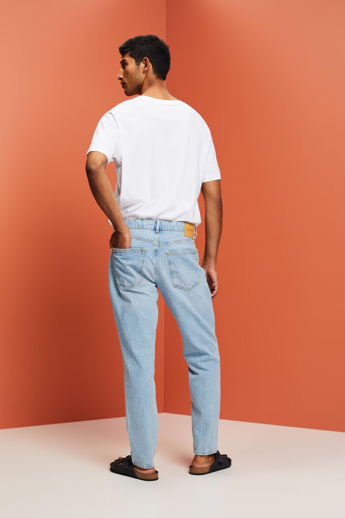 Ležérní džíny s úzkým střihem Slim Fit, BLUE LIGHT WASHED, detail image number 4
