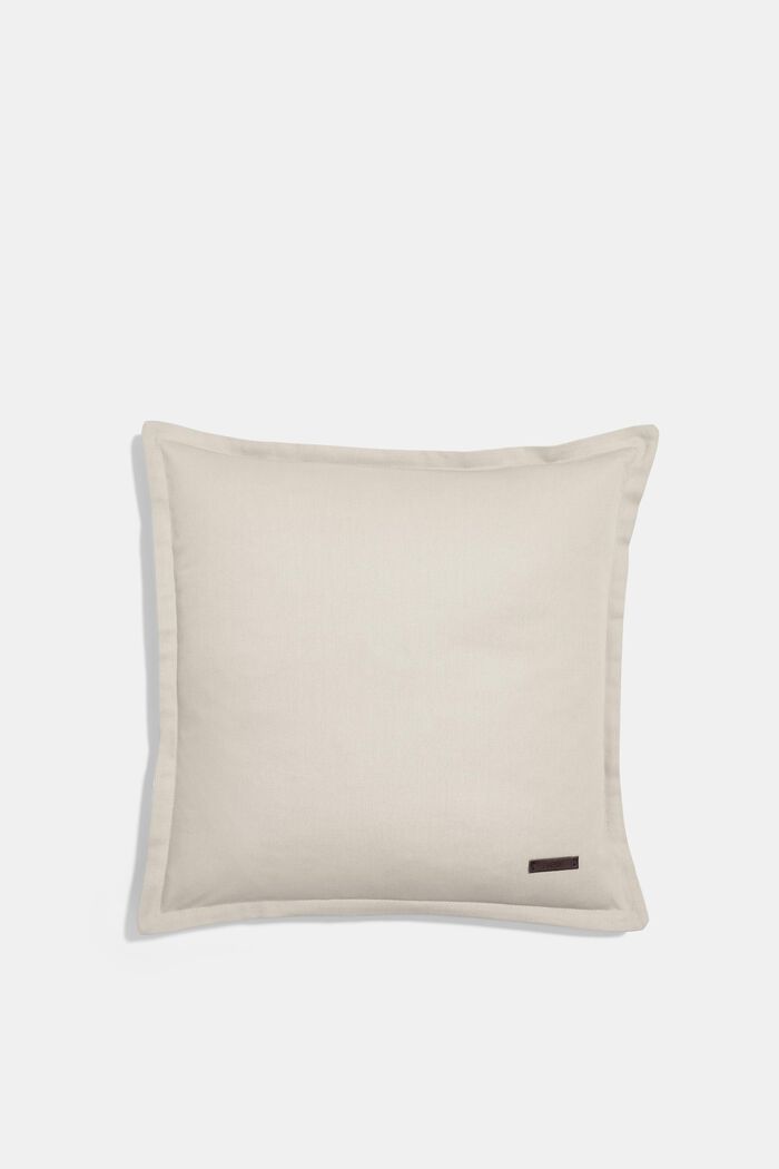 Dvoubarevný potah na polštář ze 100% bavlny, LIGHT GREY, detail image number 0