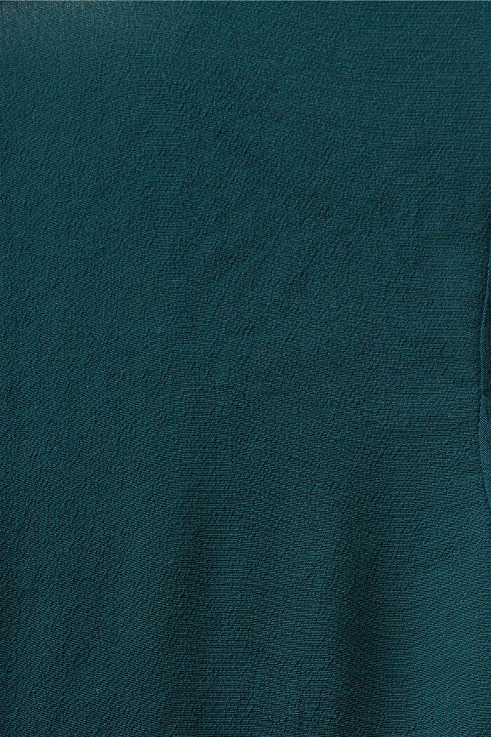 Minišaty ze zmačkaného šifonu, EMERALD GREEN, detail image number 5