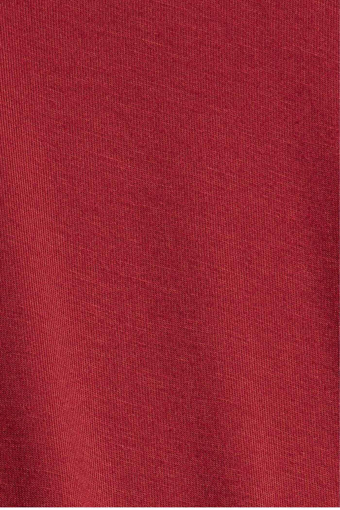 Žerzejová noční košile z materiálu LENZING™ ECOVERO™, CHERRY RED, detail image number 4