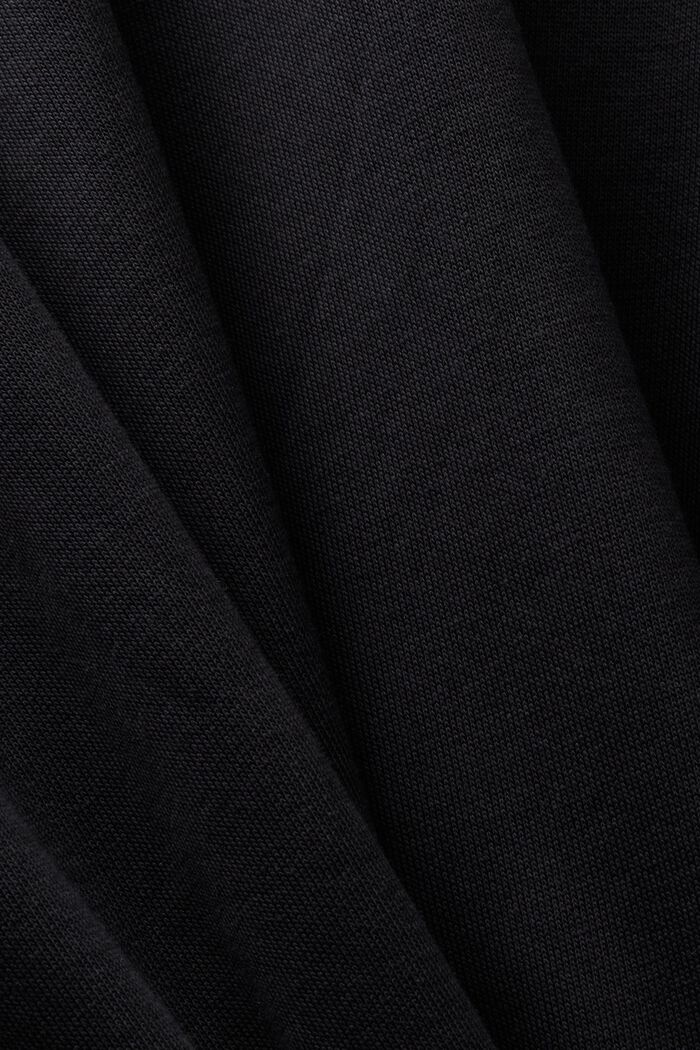 Mikinové šaty s kapucí, BLACK, detail image number 5