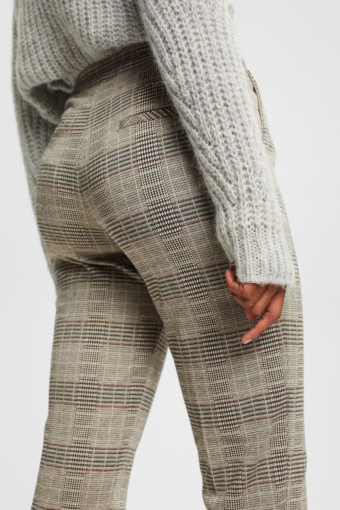 PRINCE OF WALES CHECK mix & match zúžené kalhoty, ICE, detail image number 4