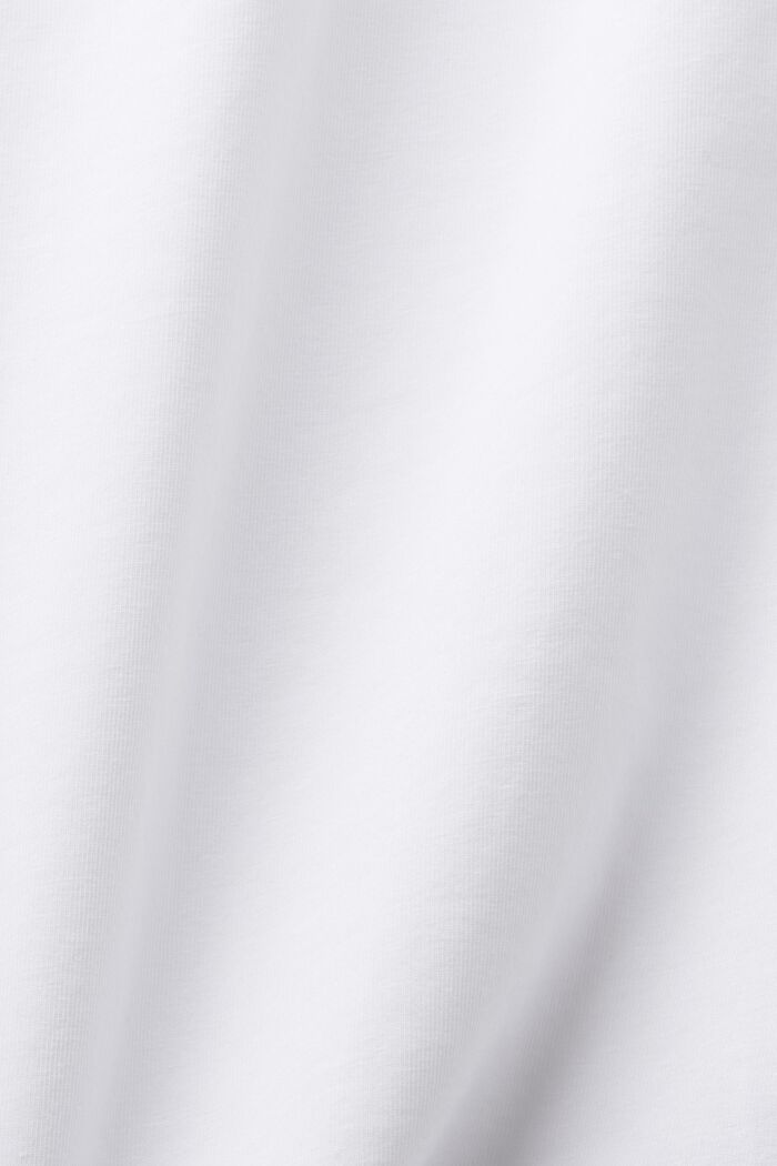 Tričko s lodičkovým výstřihem, WHITE, detail image number 5