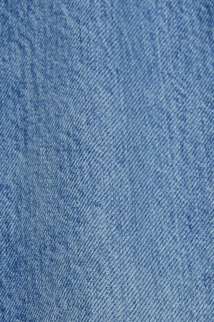 Retro džíny s rovnými straight nohavicemi a vysokým pasem, BLUE LIGHT WASHED, detail image number 5