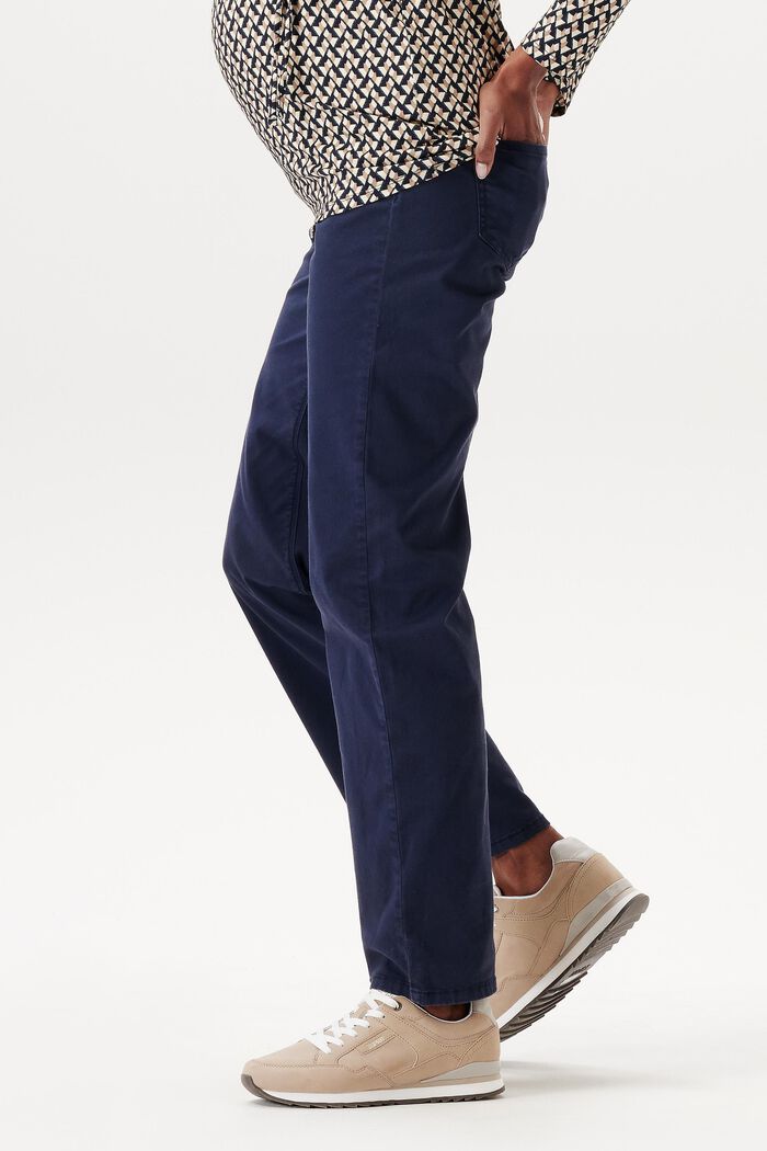 Těhotenské kalhoty s rovnými nohavicemi, DARK BLUE, detail image number 2