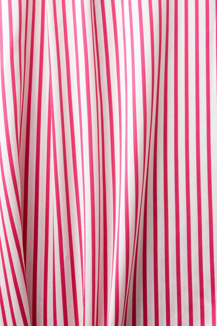Košile z proužkovaného hedvábí, PINK FUCHSIA, detail image number 5