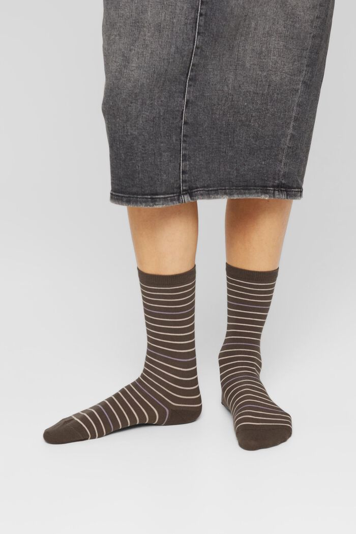 Proužkované ponožky, balení 2 ks, MILITARY, detail image number 2