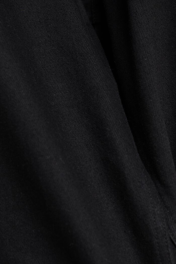 Džíny s rovnými nohavicemi, z udržitelné bavlny, BLACK DARK WASHED, detail image number 6