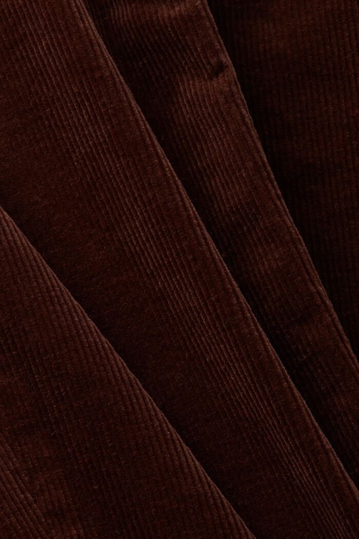 Manšestrová pouzdrová sukně, BROWN, detail image number 6