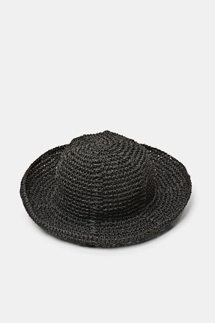 Háčkovaný slaměný klobouk
