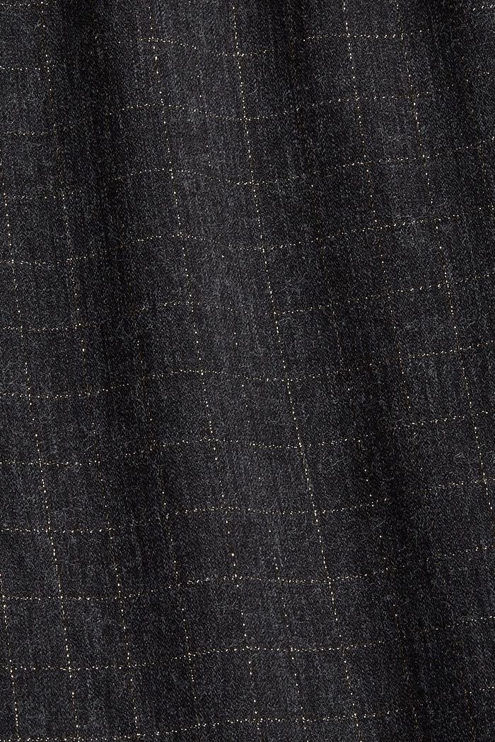 Košilová halenka se třpytkami a LENZING™ ECOVERO™, BLACK, detail image number 4