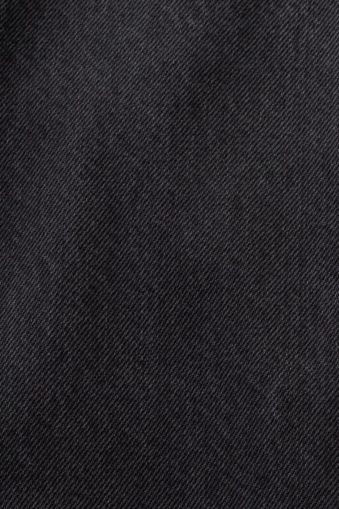 Džíny se střední výškou pasu a s rovným střihem, BLACK DARK WASHED, detail image number 5