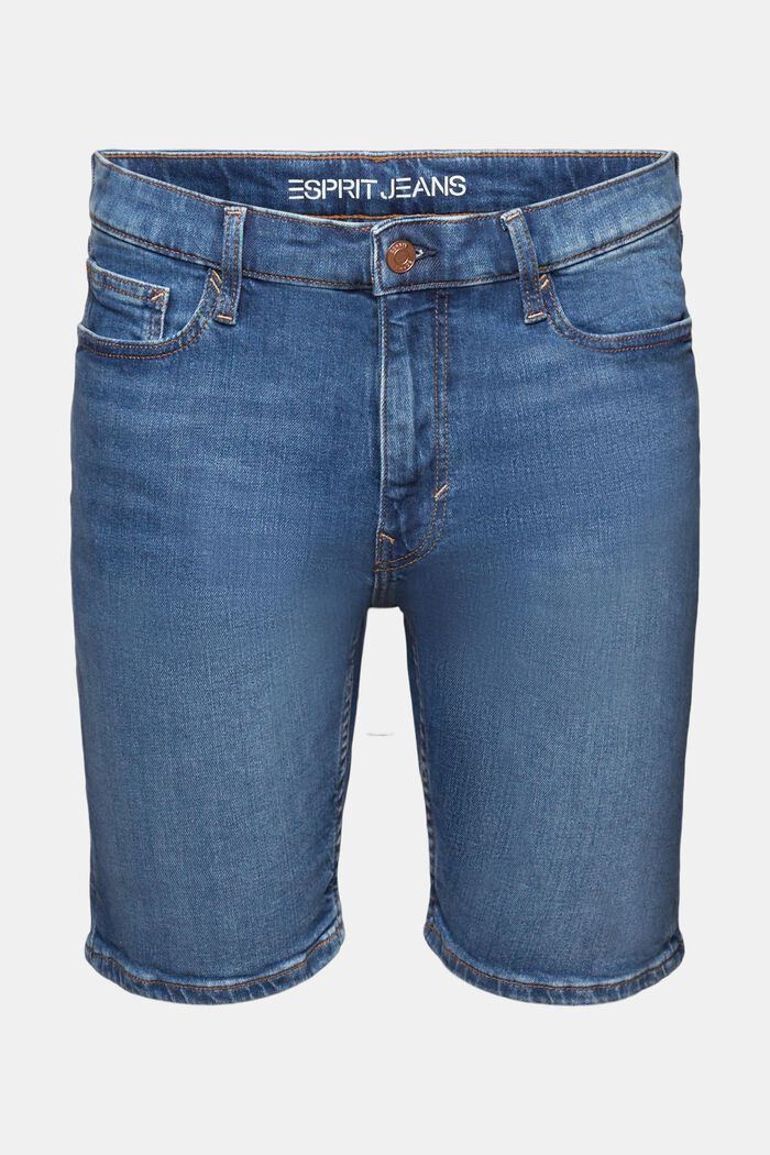 Rovné džínové šortky, BLUE MEDIUM WASHED, detail image number 6
