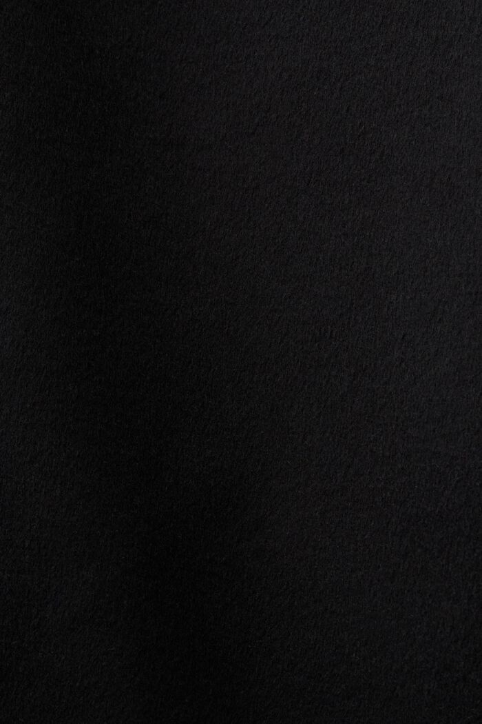 Kabát z vlněné směsi, BLACK, detail image number 5
