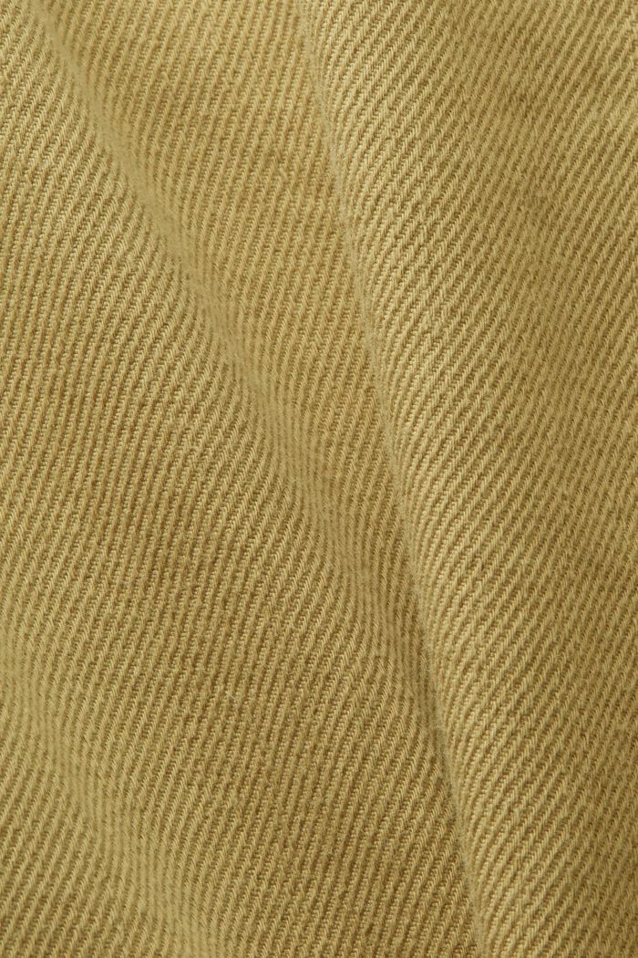 Krátká a široká bunda z kepru, PISTACHIO GREEN, detail image number 5