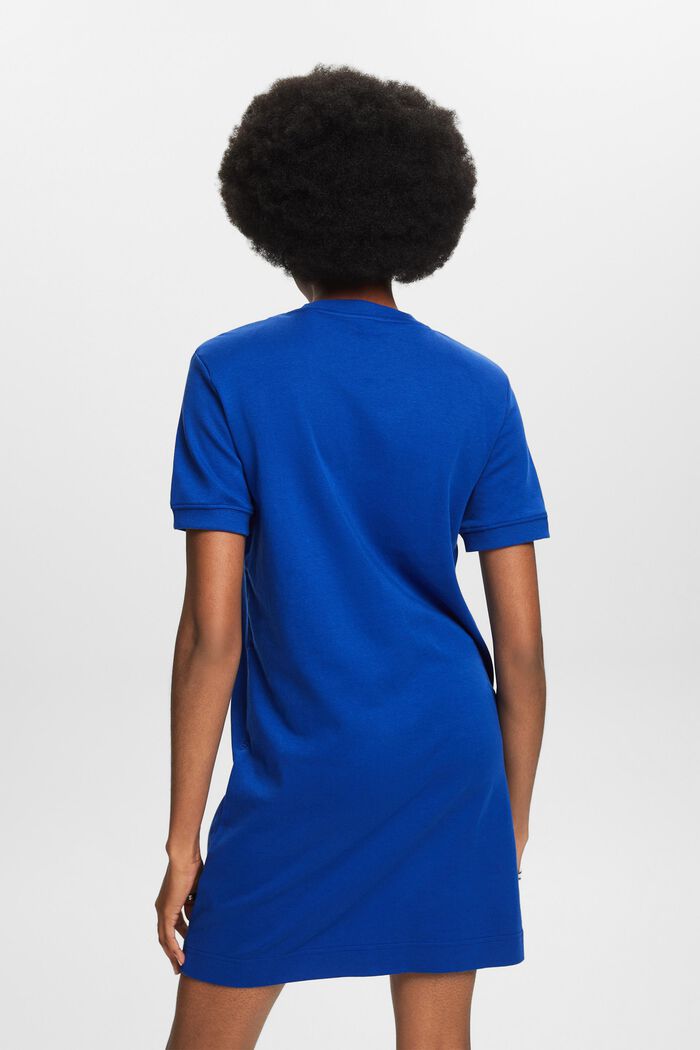 Bavlněné tričkové šaty s vycpávkami, BRIGHT BLUE, detail image number 2