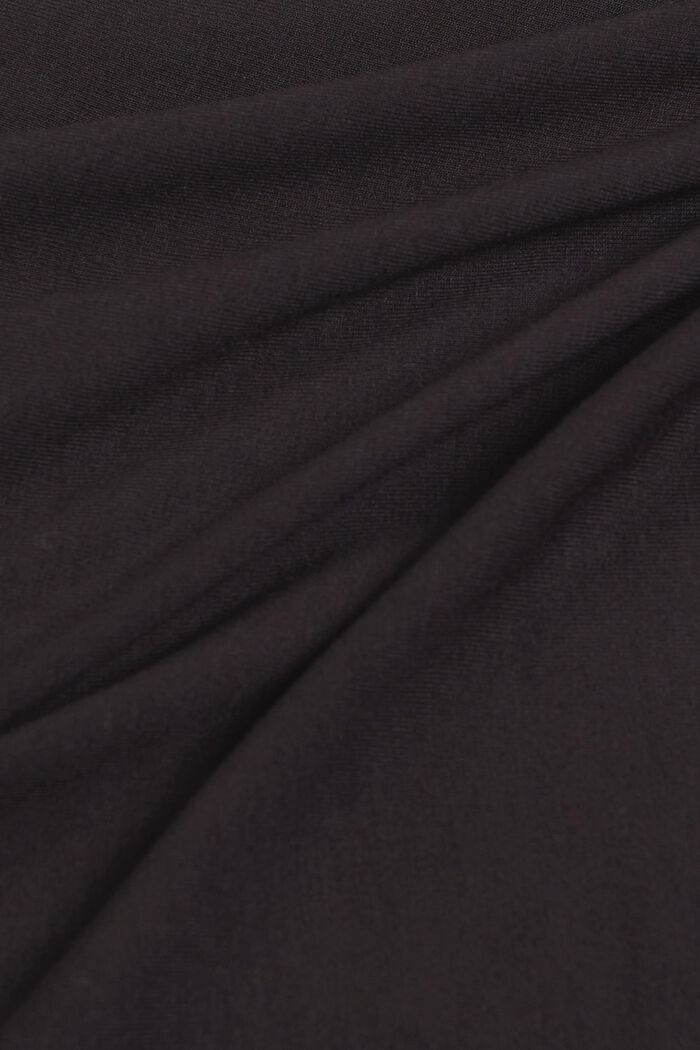 Noční košile s krajkou, LENZING™ ECOVERO™, BLACK, detail image number 4