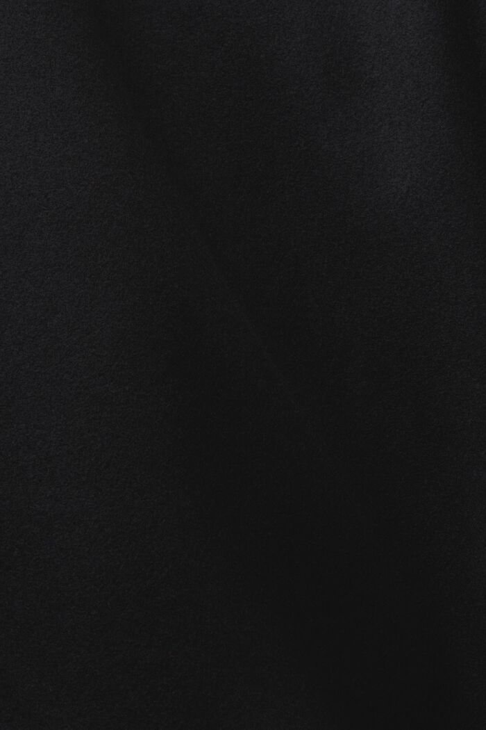 College bunda z vlněné směsi s aplikací loga, BLACK, detail image number 6