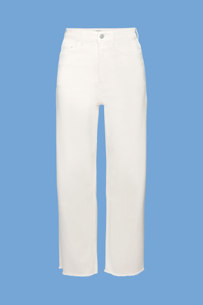 Kalhoty s rovnými nohavicemi a vysokým pasem, LIGHT PINK, detail image number 6