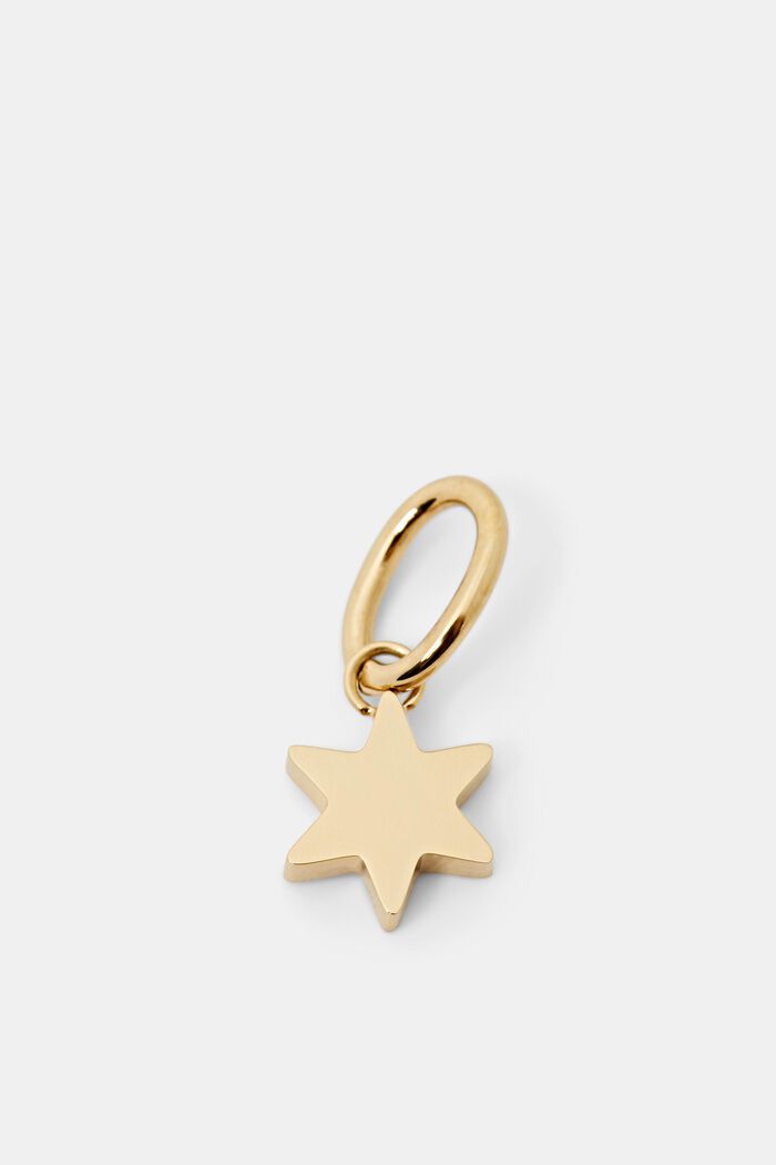 Přívěsek v podobě hvězdy, nerezová ocel, GOLD, detail image number 0