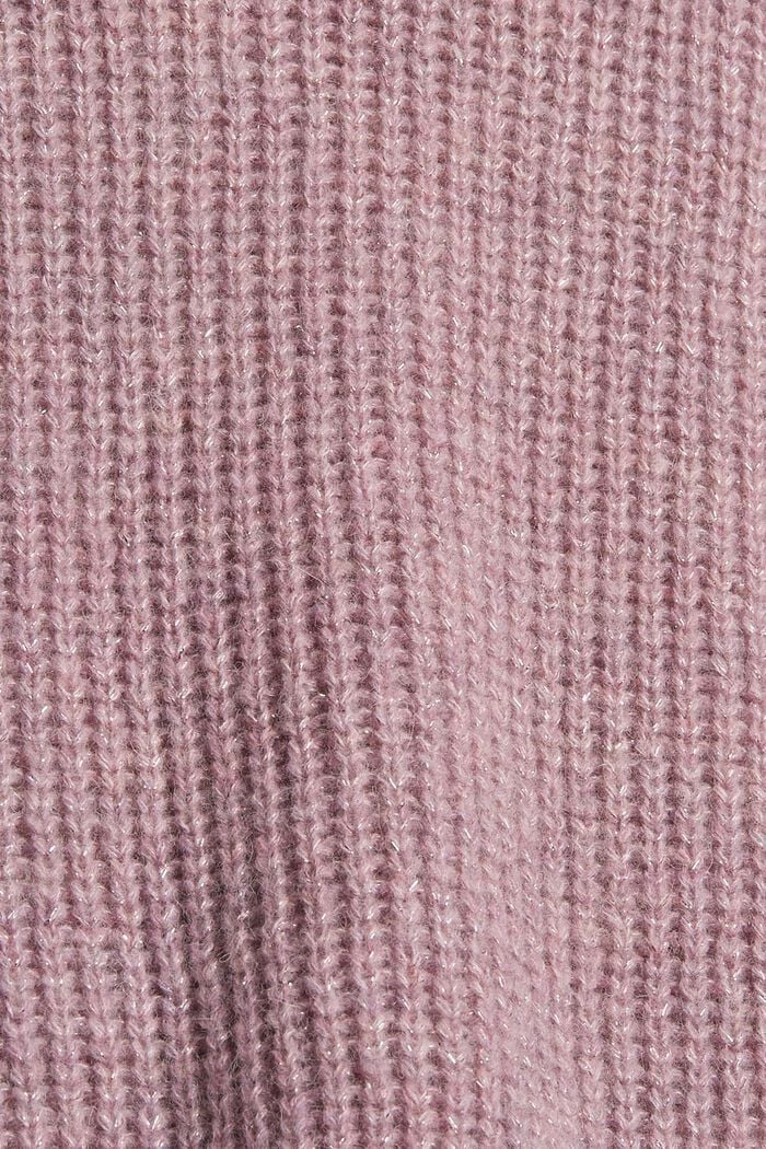 S vlnou/alpakou: pulovr se třpytkami, MAUVE, detail image number 4