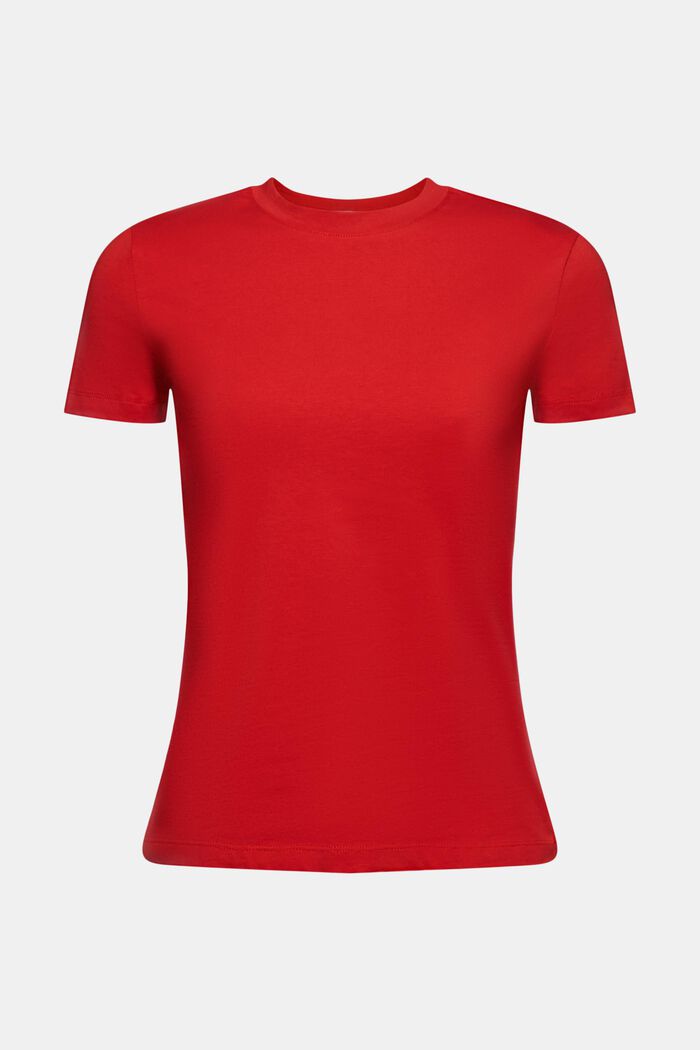 Tričko s kulatým výstřihem, DARK RED, detail image number 6