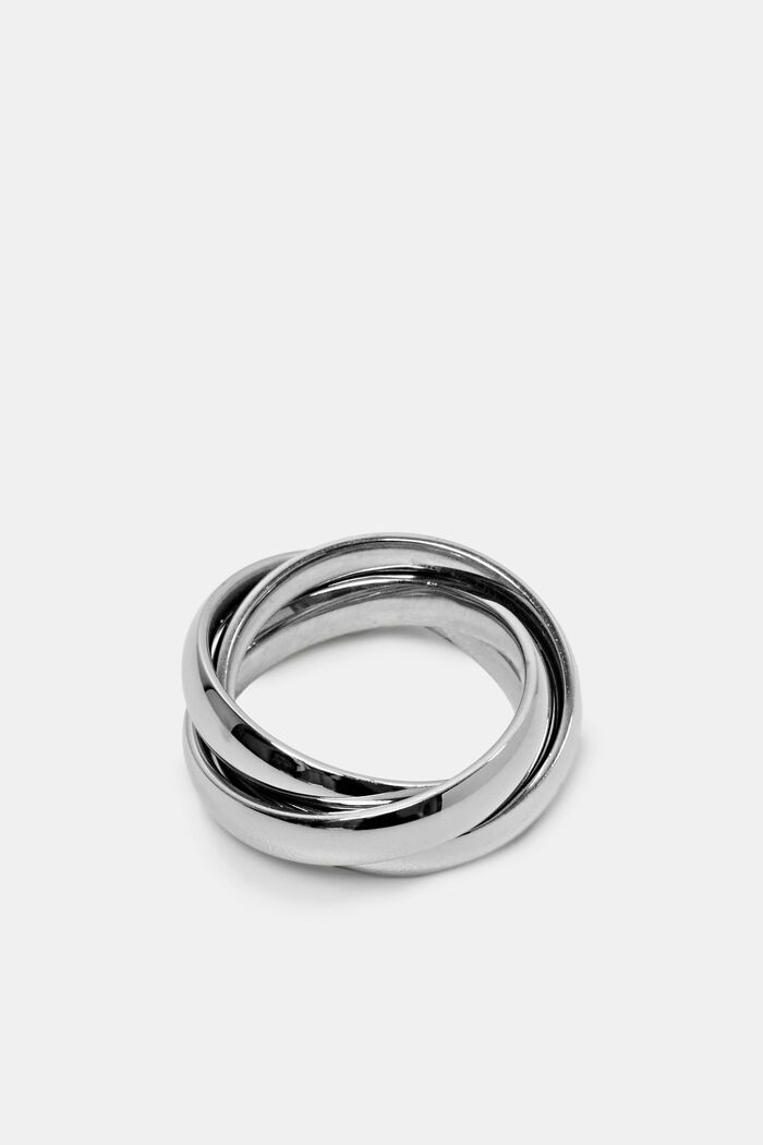 Trojitý prsten z nerezové oceli, SILVER, detail image number 0