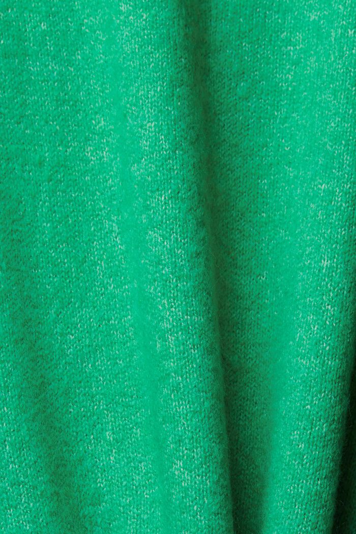 Pletený pulovr s rolákem, LIGHT GREEN, detail image number 1
