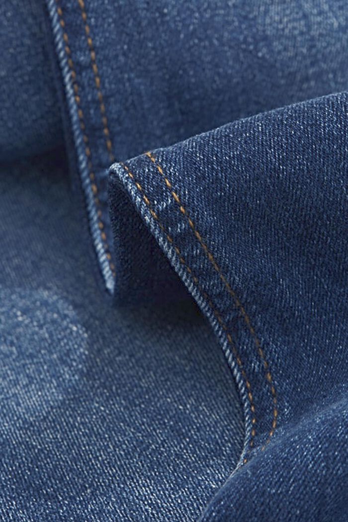 Super strečové džíny s bio bavlnou, BLUE DARK WASHED, detail image number 7