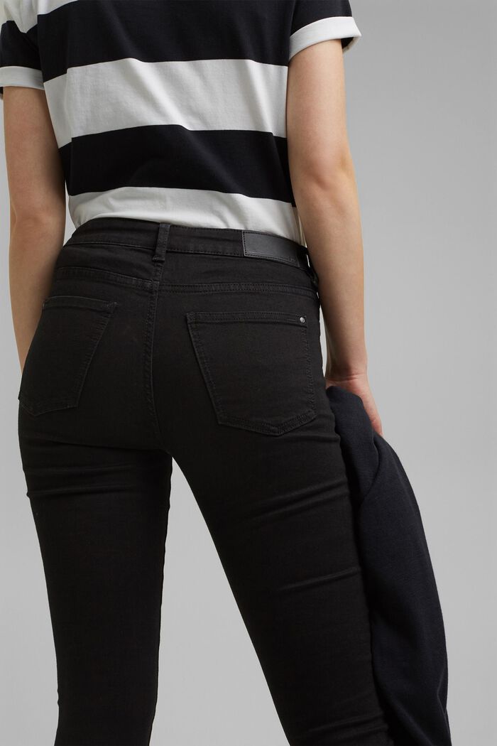 Strečové džíny s organickou bavlnou, BLACK RINSE, detail image number 5