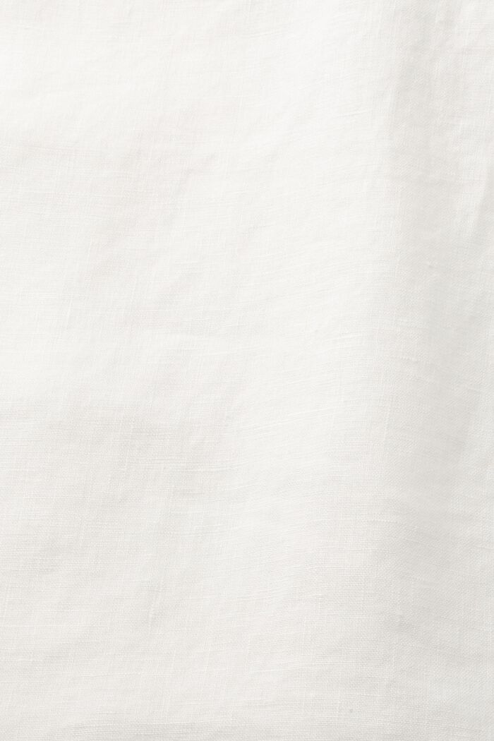 Tkaná lněná halenka, OFF WHITE, detail image number 5