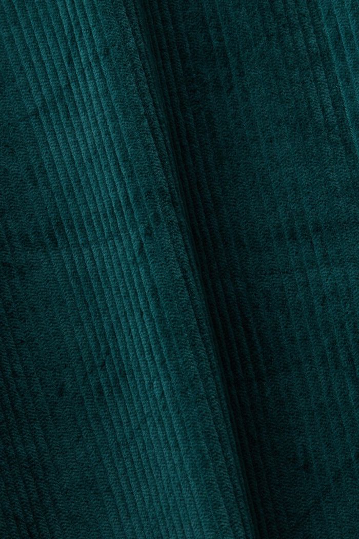 Oversize manšestrový blejzr, EMERALD GREEN, detail image number 5