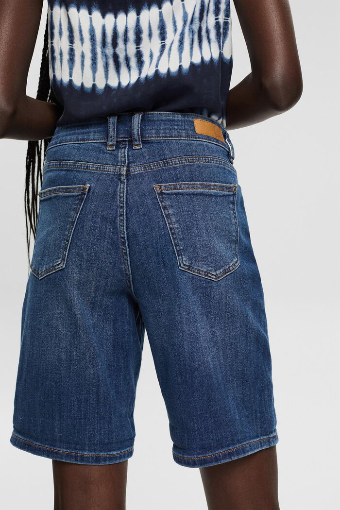 Džínové šortky se strečem, BLUE MEDIUM WASHED, detail image number 2