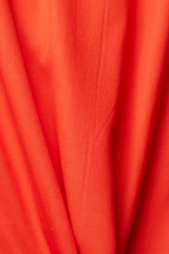 Šaty se šňůrkou na stažení, TENCEL™, ORANGE RED, detail image number 5