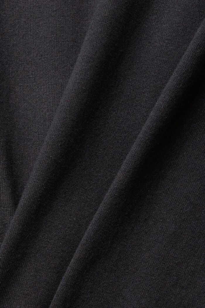 Pletené šaty s délkou ke kolenům, BLACK, detail image number 4