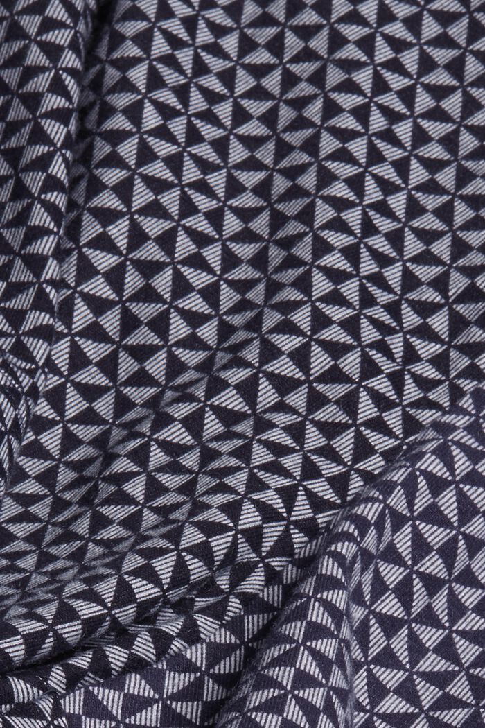 Vzorované šortky k pyžamu, ze 100% bio bavlny, NAVY, detail image number 4