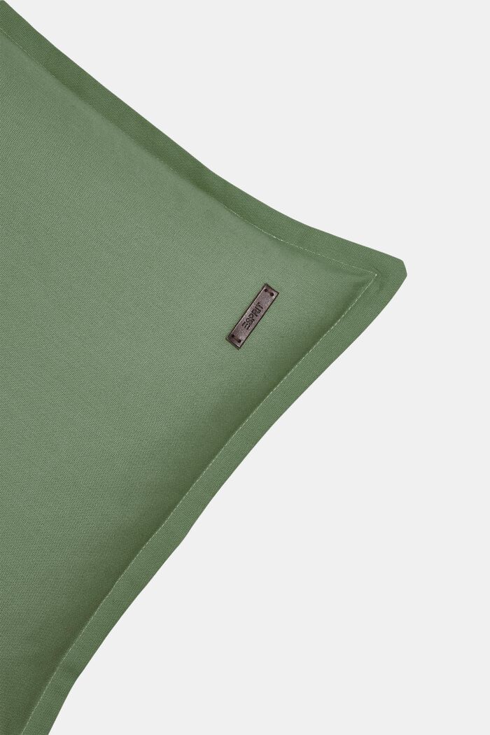 Dvoubarevný potah na polštář ze 100% bavlny, GREEN, detail image number 1