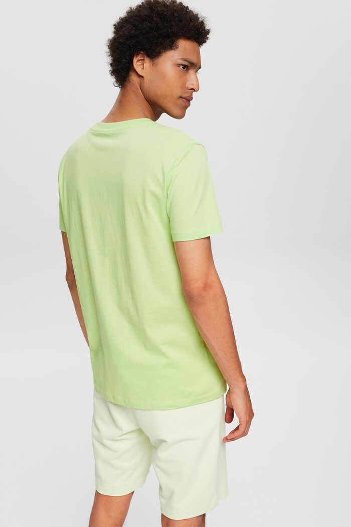 Žerzejové triko s potiskem, 100% bavlna, LIGHT GREEN, detail image number 3