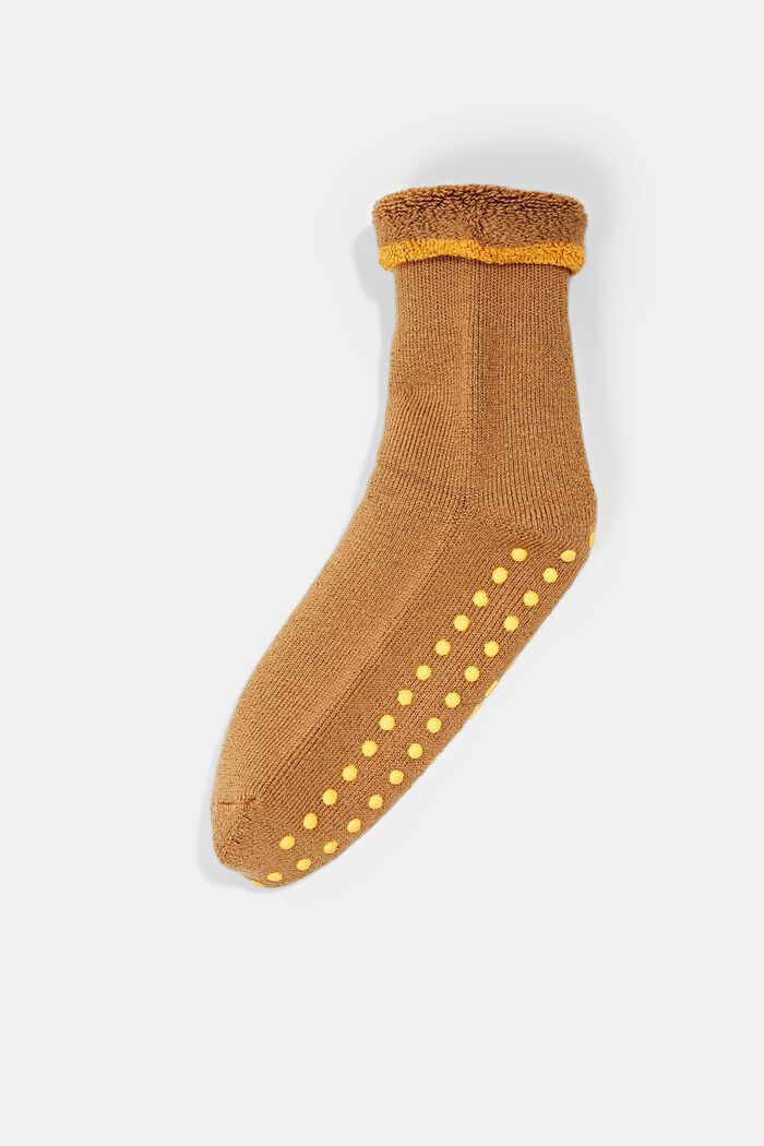 Měkké protiskluzové ponožky, směs s vlnou, DUNE, detail image number 0