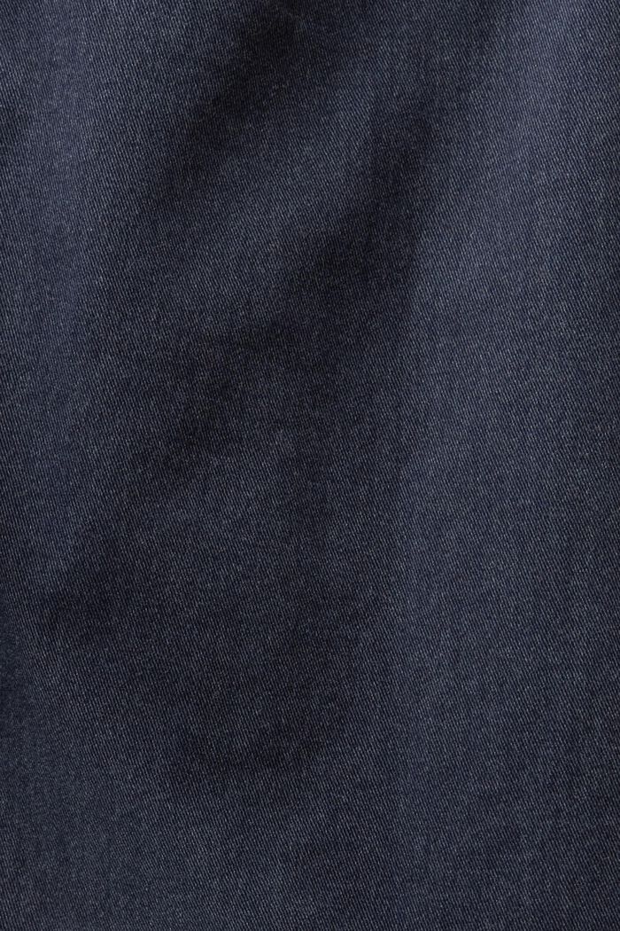 Minisukně ze sepraného bavlněného kepru, NAVY, detail image number 5