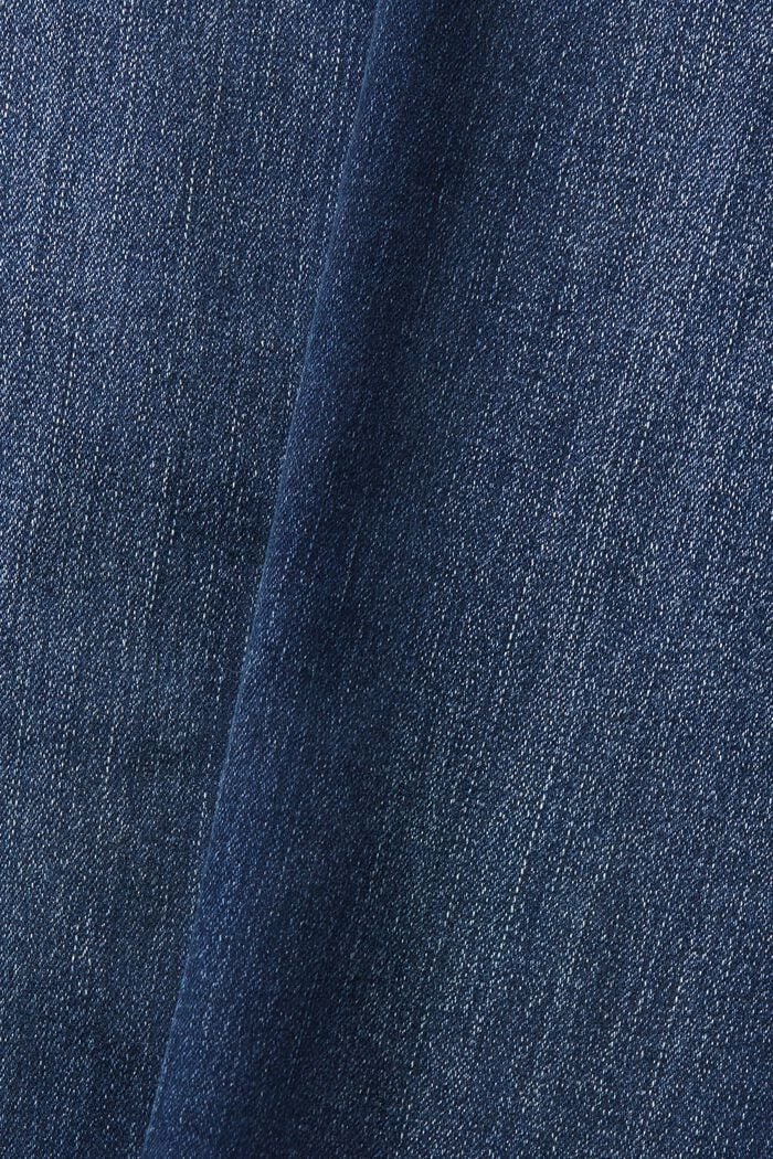 Džíny s malou kapsičkou zip, BLUE DARK WASHED, detail image number 4