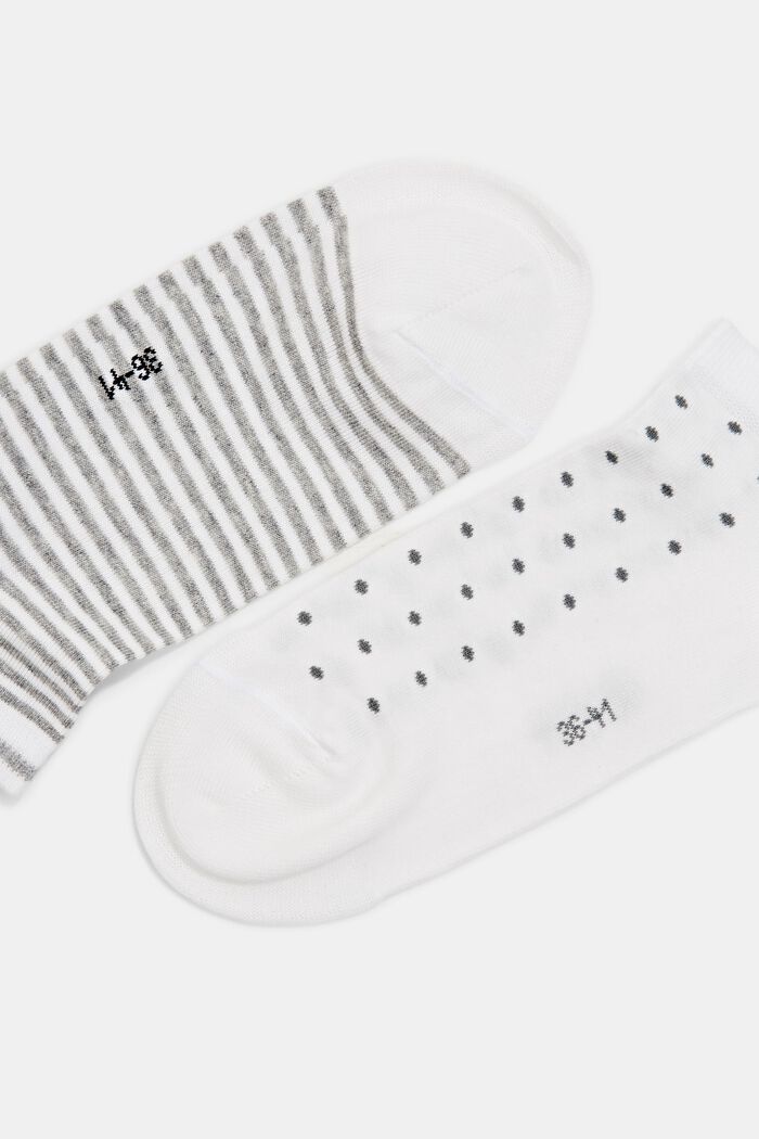 5 párů ponožek do tenisek, bio bavlna, WHITE, detail image number 1