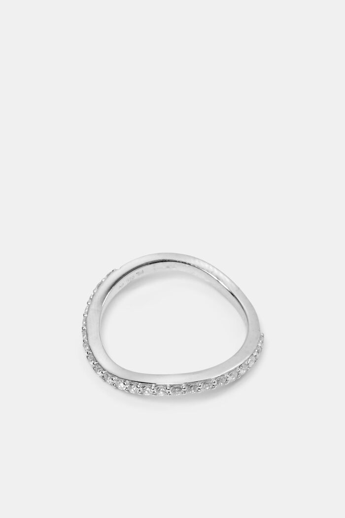 Zvlněný prsten ze sterlingového stříbra, SILVER, detail image number 0