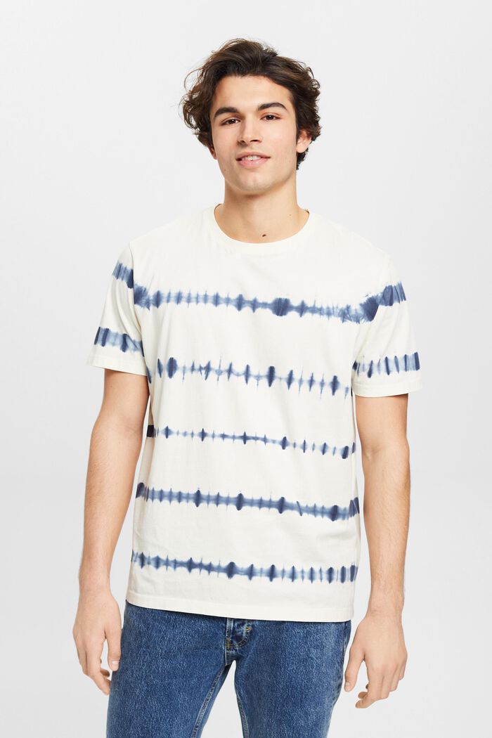Batikované bavlněné tričko, ICE, detail image number 0