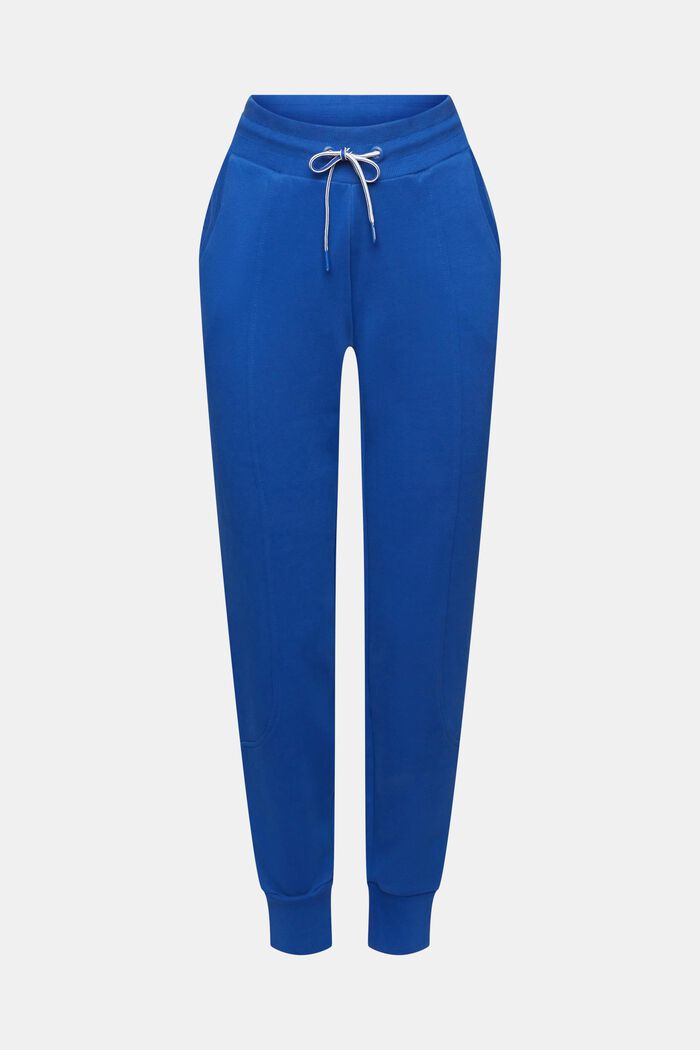 Teplákové kalhoty ze směsi s bavlnou, BRIGHT BLUE, detail image number 8
