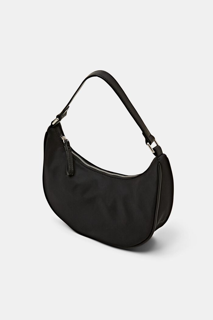 Malá kabelka přes rameno, ve tvaru půlměsíce, BLACK, detail image number 2