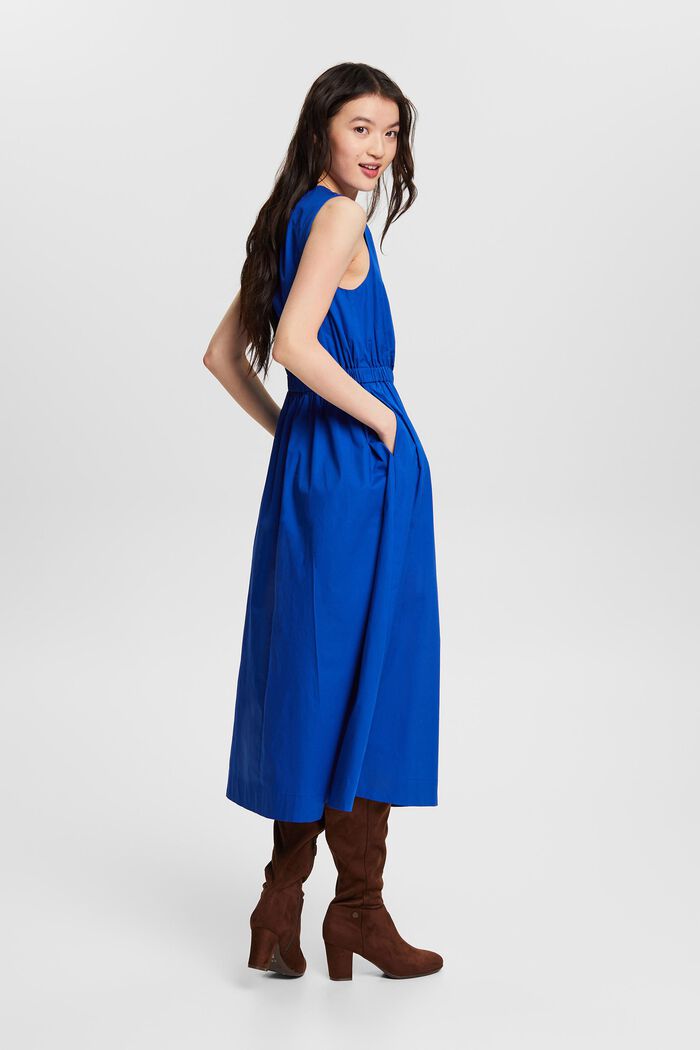 Midi šaty bez rukávů, BRIGHT BLUE, detail image number 2