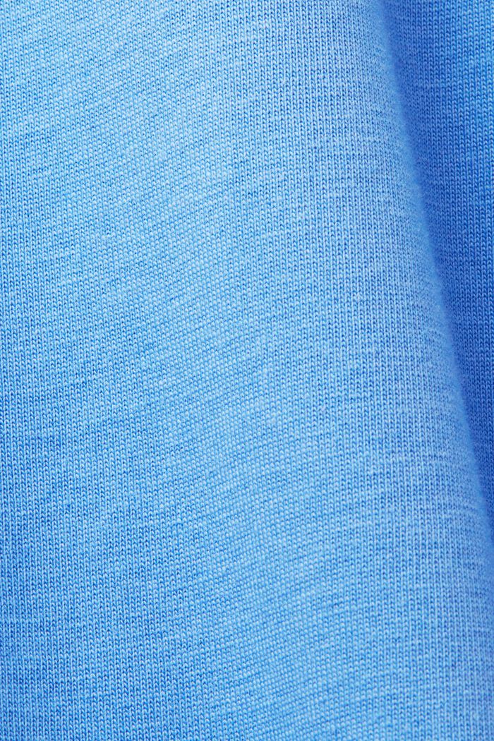 Tričko s kulatým výstřihem ke krku, 100% bavlna, LIGHT BLUE, detail image number 5