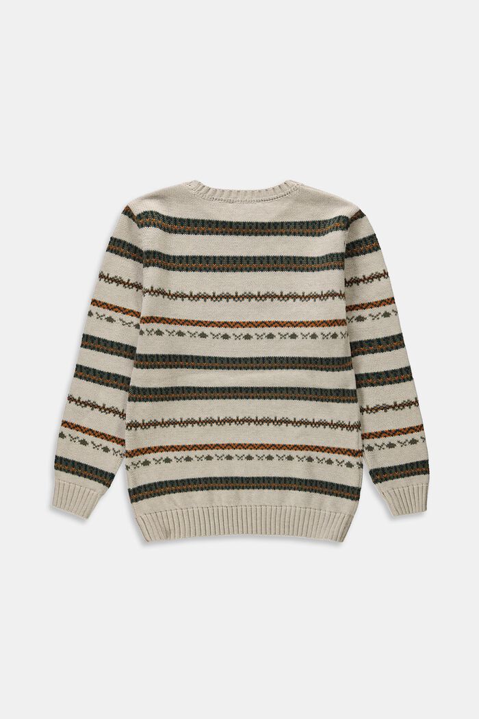 Pletený žakárový pulovr