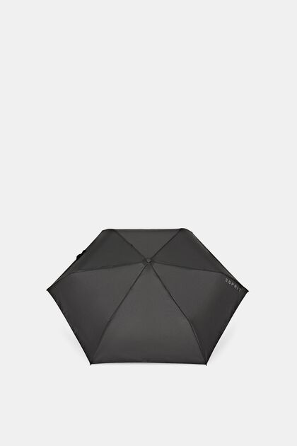 Černý skládací deštník Easymatic slimline, BLACK, overview